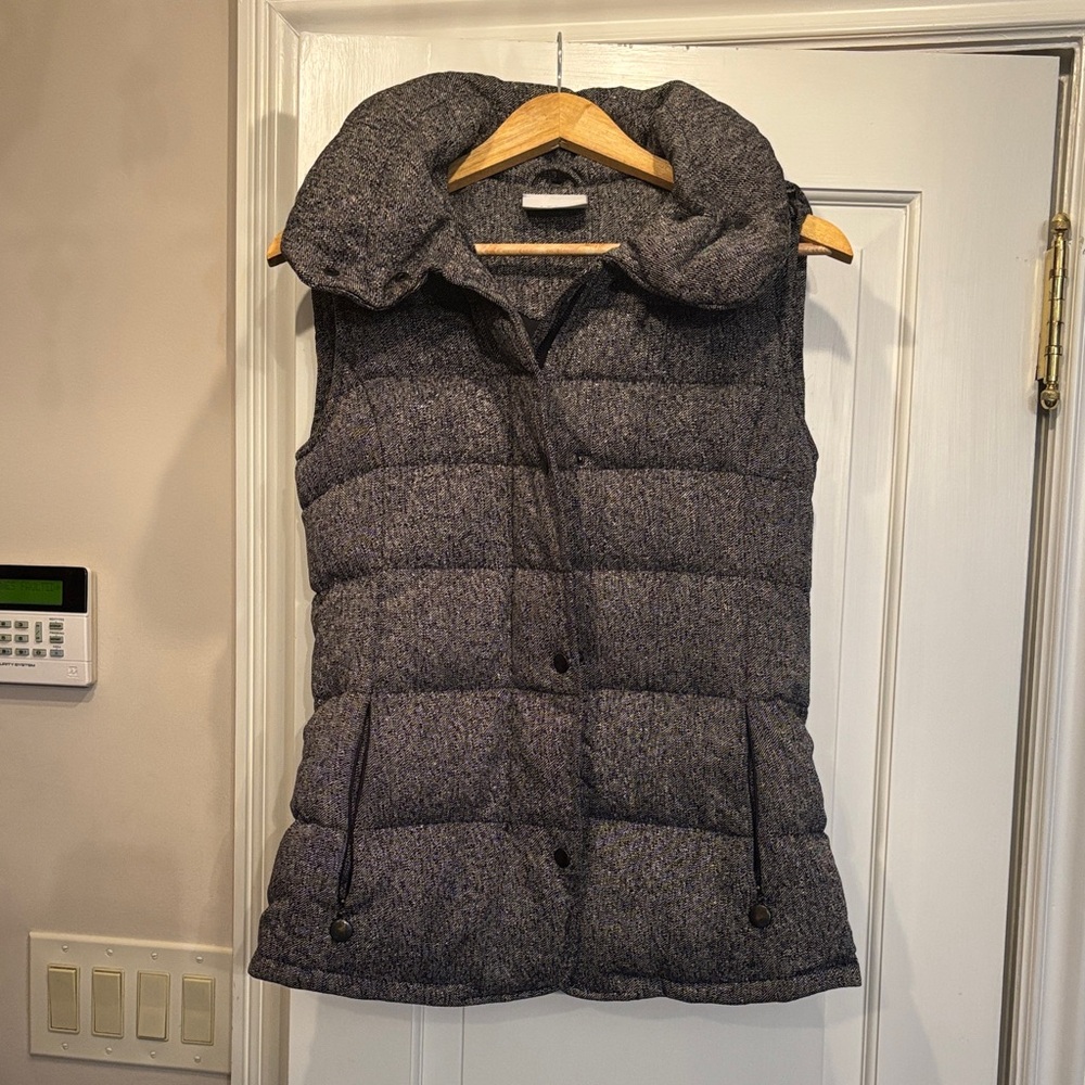 Akris Punto Charcoal Puffer Vest